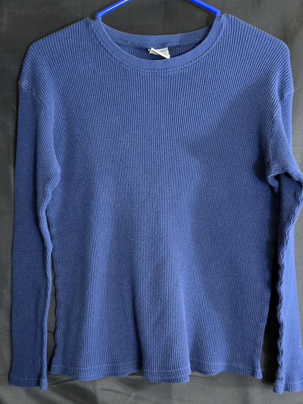 Classic Men's Long-Sleeve Thermal Sweater - Blue#733